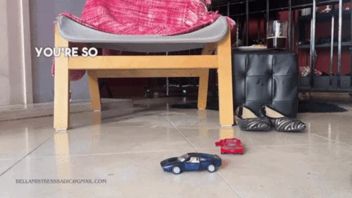 Bellashighheels - Humiliating small men with foot sweat jelly First video