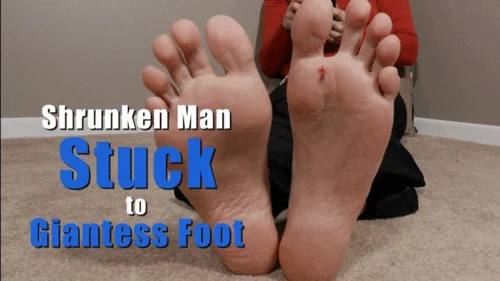 Kylie Jacobsx - Shrunken Man Stuck to Unaware Giantess Foot - Kylie Jacobsx - WMV 1080p HD