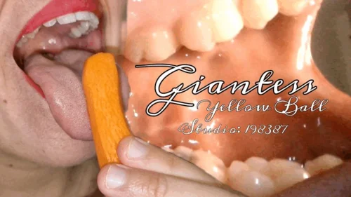 Giantess Yellow Ball - Giantess turn in carrots you and your friends