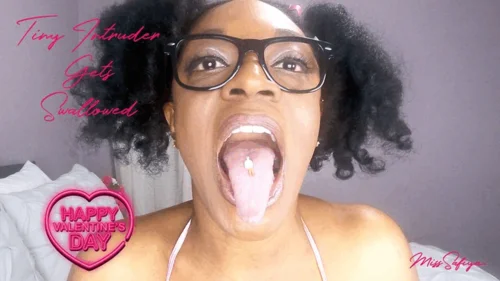 Miss Safiya - Tiny Intruder Gets Swallowed