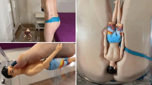 Cat On Show - Giantess Trampling and Ass Smothering - Making Ken her slave