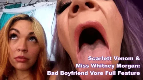 Miss Whitney Morgans Clips - Scarlett Venom & Whitney Morgan: Bad Boyfriend Shrink Vore Full Feature - wmv
