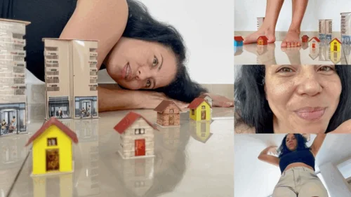 Rise Of The Giantess - Canela keeps growing and GROWING 4k