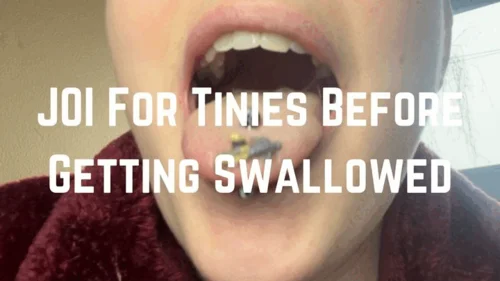 Thehairygiantess - JOI For The Tinies Inside Phoenix’s Mouth