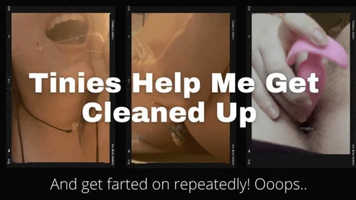 Thehairygiantess - Phoenix Uses Tiny Collection To Clean Her Teeth And Asshole- 1080p