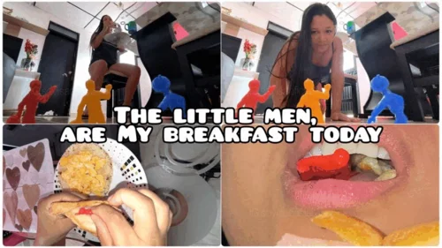Soyisaoficialx - Giantess, The little men are My breakfast this morning