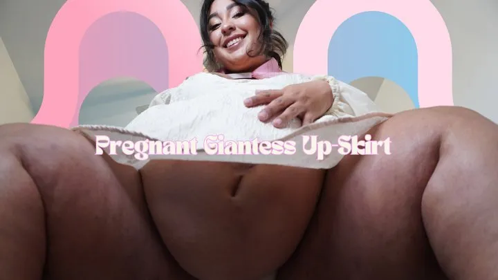 Feeder And Feedee Clip Store - Moody Pregnant Giantess Towers Over You