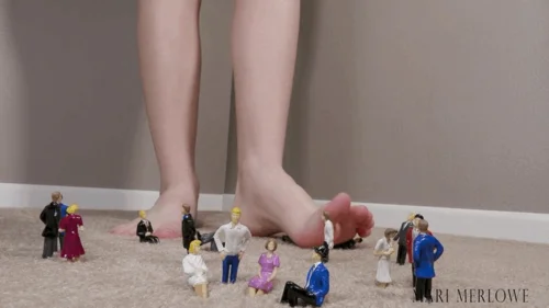 Mari Merlowe - Barefoot Giantess Steps on You - Mari Merlowe WMV 1080p