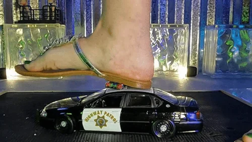 Smash My Cars And Trample Me Flat - M And The Cop Car Stomp