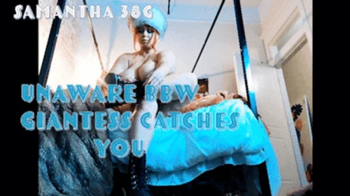 Samantha38g - Unaware BBW Giantess Samantha 38g catches you spying on her & crushes you MP4