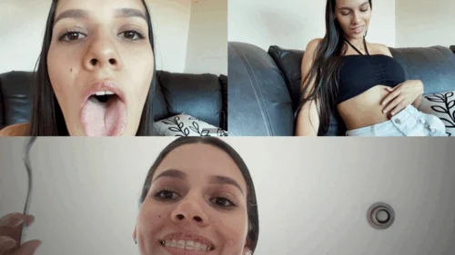 Rise Of The Giantess - I am going to Swallow You - Gigantic Andrea 4k