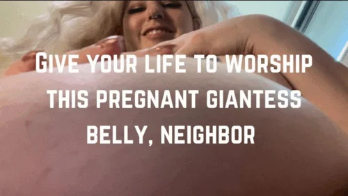 Thehairygiantess - Neighbor Gets Pregnant Belly JOI From Phoenix Before Getting Vored- 1080p