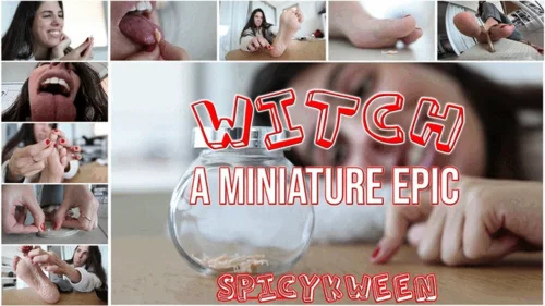 Giantess Shrinking Feet - Witch - A miniature Epic (1080p)