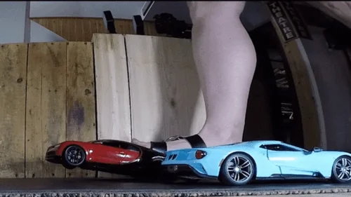 Smash My Cars And Trample Me Flat - The Destroyer Walking And Stomping