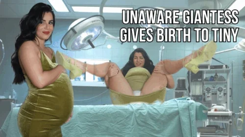 Lalo Cortez And Vanessa - Unaware giantess gives birth to tiny - Lalo Cortez and Vanessa
