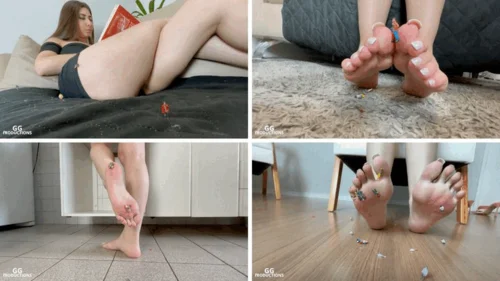 Giant Brazilian Women - Sabrina Green trampled in several tiny