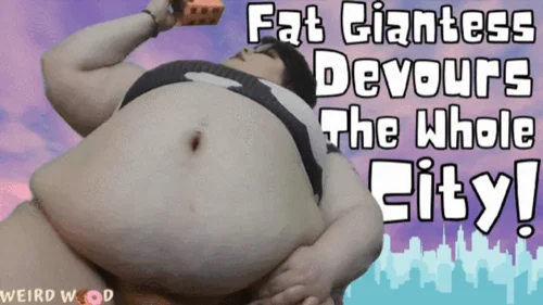 Woods Kink Cafe - Fat Giantess Vores the Whole City! - MP4