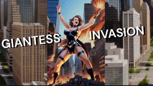 Brianna Kelly - Giantess Invasion #7 - Destroying The City Of Men