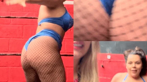 Nadia Sapphire - Dominated by 2 Giantess wrestlers