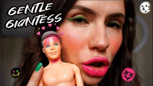 Sweet Mouth Game - Gentle giantess sticky kiss 5