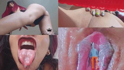 Giantessdebora - Giantess insertion - He drink my pussy juice