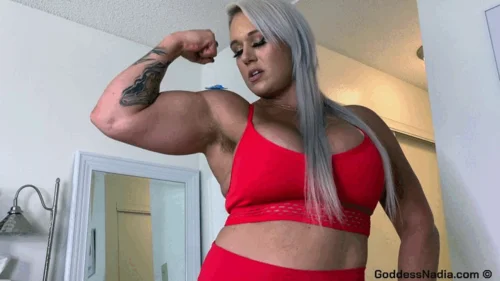 Goddess Nadia Clips - Red Hot Giantess Nadia Will Squash You