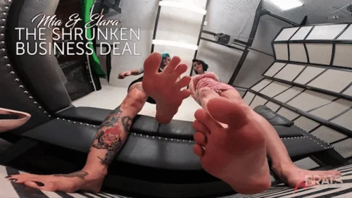 Bratty Foot Girls - Mia & Elara - The Shrunken Deal - HD 1080p Mp4