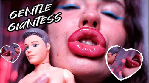 Sweet Mouth Game - Gentle giantess sticky kiss 6