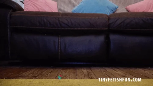 European Giantess - Tinyfetishfun - TFF1707 - Brunette Giantess Ivy Rain stumbles upon a Tiny Infestation on her living room floor - 4K UHD MP4