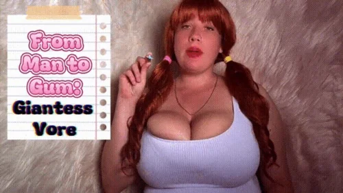 Tiffany Racks - Man to Gum: Giantess Vore