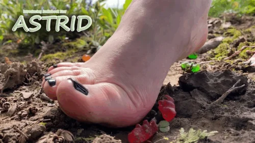 Canadian And Asian Giantess Fantasy - Beneath Astrids Feet ULTRA Slowmo - HD 1080p Version - Stepped On In The Park Under Her Dirty Bare Feet Ultra Slow Motion Amazing Soundtrack