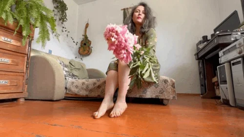 Forgetmenot - crushing pink spring flowers avi