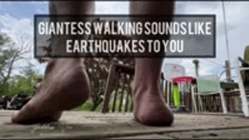 Sxysolesofv - Giantess Walking Sounds Like Earthquakes To You