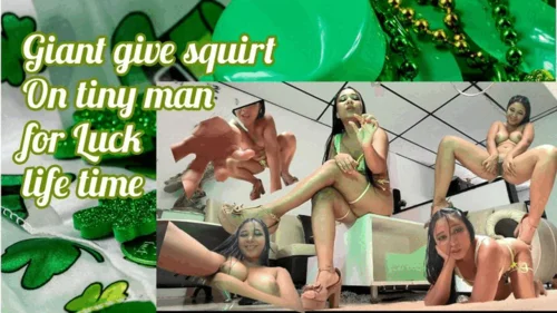 Soyisaoficialx - giant seduce a tiny man and squirt on he for luck