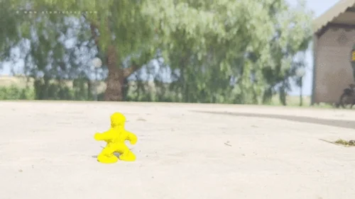 Atomictoez - Giantess and clay men under her flipflop