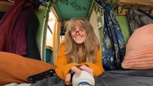 Naturestwisted Adventures - Giantess tape tiny thieving man for a Hitachi ride