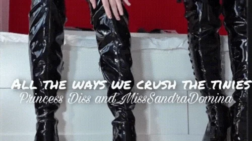 Miss Sandra Domina - All the ways we crush the tinies by Princess Diss and Miss Sandra Domina