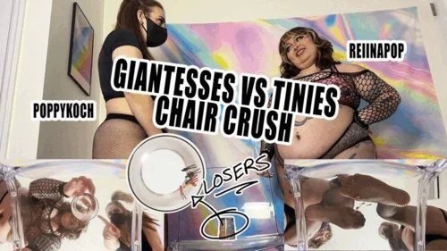 Poppy Koch Belly - Giantess VS Tinies : Chair Crush WMV