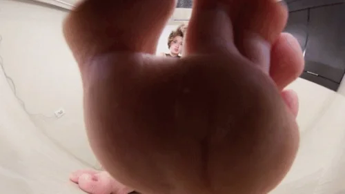 Under Giantess Soles - Jules - barefoot crushing VR 360 5,7K