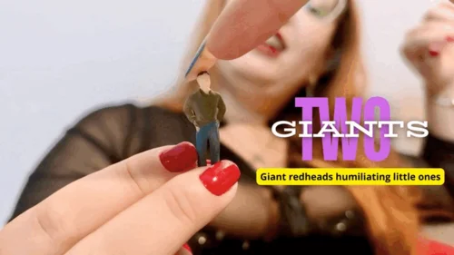 Goddess Isabela Cristina - Two giant redheads humiliating the little ones (EN-720)