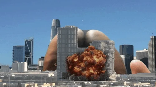 Mxdominionakacrushgoddess Clips - Giantess Big Ass Destroys Teenie City 1080