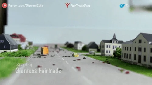 Fairtradefeet - Giantess Fair Trade - The City of Fair Trade Part 4 -
