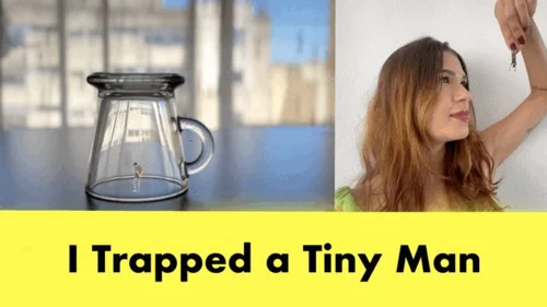 Rise Of The Giantess - I trapped a tiny man! 4k
