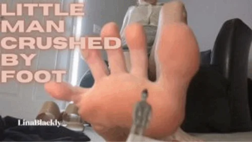 Linablackly - Tiny Neighbor is Foot Admirer - Almost Gets Crushed by Giantess