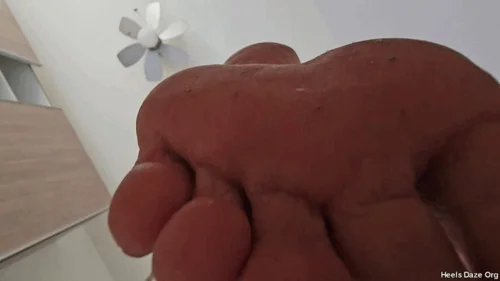 Heels Daze Org - Giantess Trampling YOU Barefoot while getting ready