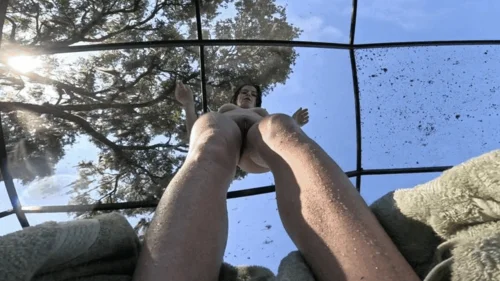 Princess Nathalie - Poolside Giantess