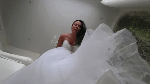 Lory's Passionate Fantasies - Jerk off to the giant bride under her dress a