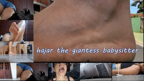 Giantess Hajar - Hajar the Giantess Babysitter fx