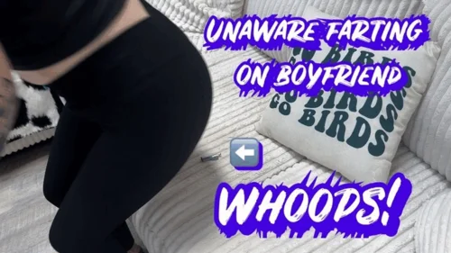Scarletts Farts - Unaware Giantess Farting on Tiny Boyfriend