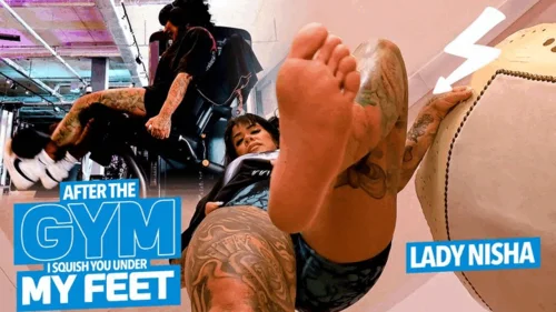 Femdomsquad Video Store - After leg training in the gym, I will squish you under my feet  ( Giantess and Shrinking Games wih Lady Nisha ) - FULL HD wmv